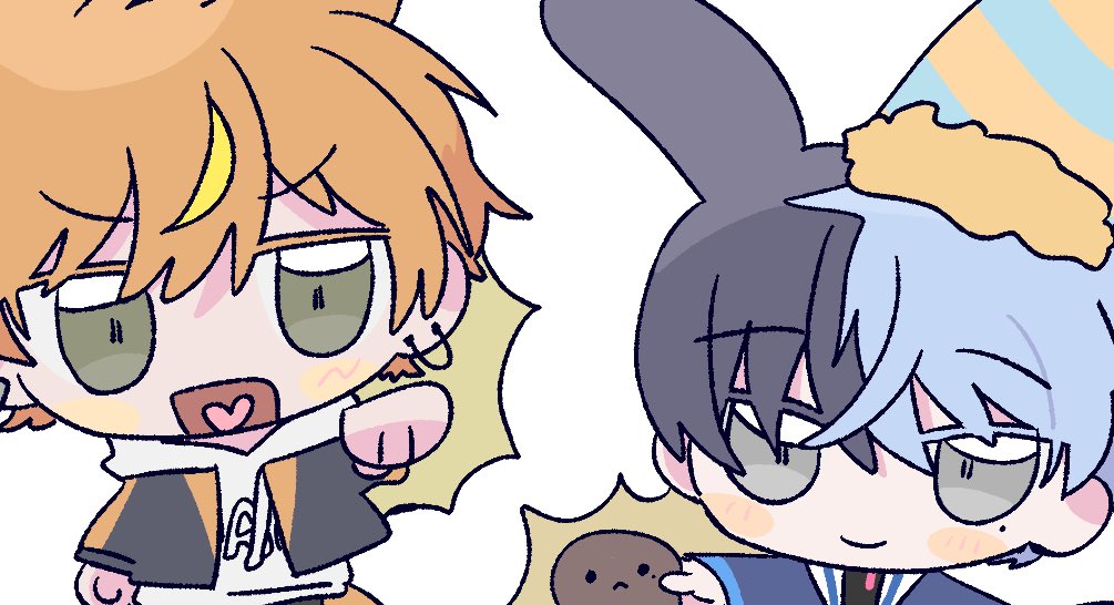 오오!!!!! 이것은!!!!!!
아키토우 온리전 무나존에 
배치할 스티커입니다!!!🧡💙
잘부탁드립니다..👍🏻