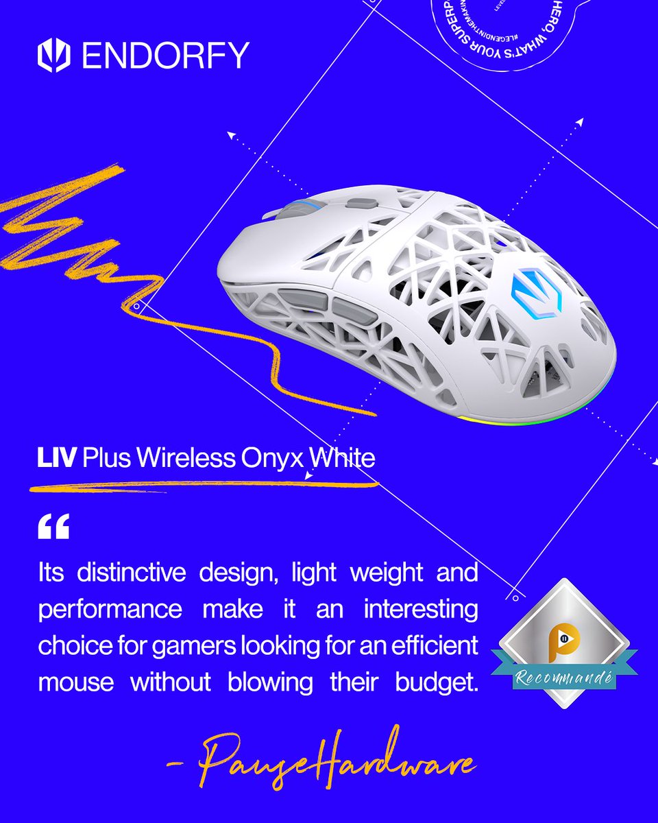 ENDORFY π (@endorfyglobal) on Twitter photo Another day, another medal for our LIV Plus Wireless β <a href="/Pause_Hardware/">Pause Hardware</a> battle tested the Onyx White variant. Its performance, battery life, and ergonomics earned us a Recommended award, with an outstanding final score of 8.7. π
"Designed for demanding users" says it all! Another day, another medal for our LIV Plus Wireless β <a href="/Pause_Hardware/">Pause Hardware</a> battle tested the Onyx White variant. Its performance, battery life, and ergonomics earned us a Recommended award, with an outstanding final score of 8.7. π
"Designed for demanding users" says it all!
