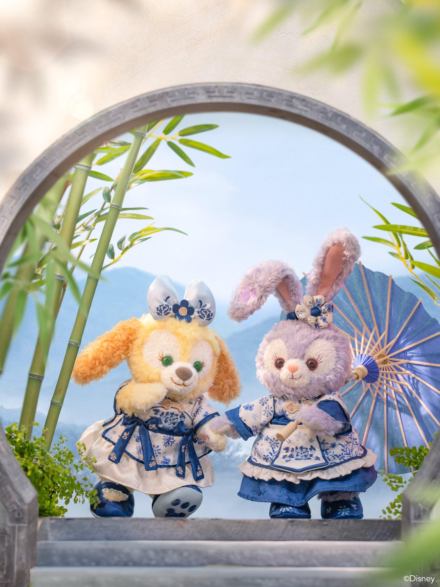 新作 上海ディズニー リラックス ダッフィー ぬいぐるみキーチェーン