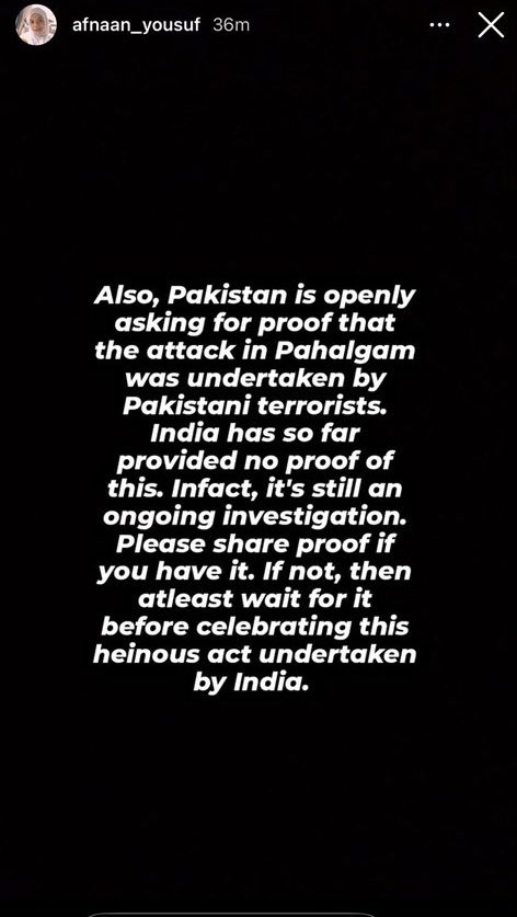 So <a href="/VictoriasSecret/">Victoria's Secret</a> employee Afnaan Yosuf who hangs out in Burqa in Bengaluru is spreading this Anti-India narrative?

Are you sacking her or should <a href="/BlrCityPolice/">ಬೆಂಗಳೂರು ನಗರ ಪೊಲೀಸ್‌ BengaluruCityPolice</a> visit your office?

<a href="/NIA_India/">NIA India</a> please look into this