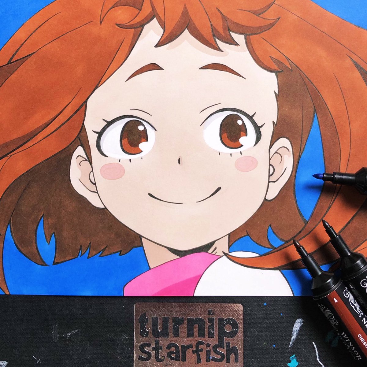 Uraraka from MHA!
Join our manga drawing and animation workshops to geek out about all things anime and cartoon as well as drawing and making, of course!! 
turnipstarfish.co.uk
#urarakaochako #uraraka #anime #manga #cardiff #wales #walesanime #walesanimation #animation