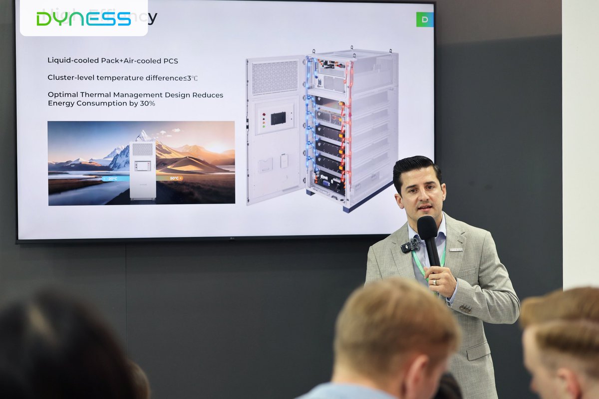 🌟 Day 2 Highlights from #Dyness at Intersolar Europe 2025! 🌍 

A heartfelt thank you to all our partners and clients who joined us! 

See you at the last day—9 May! 💚✨ 

#IntersolarEurope #Sustainability #SolarEnergy #ClimateAction
