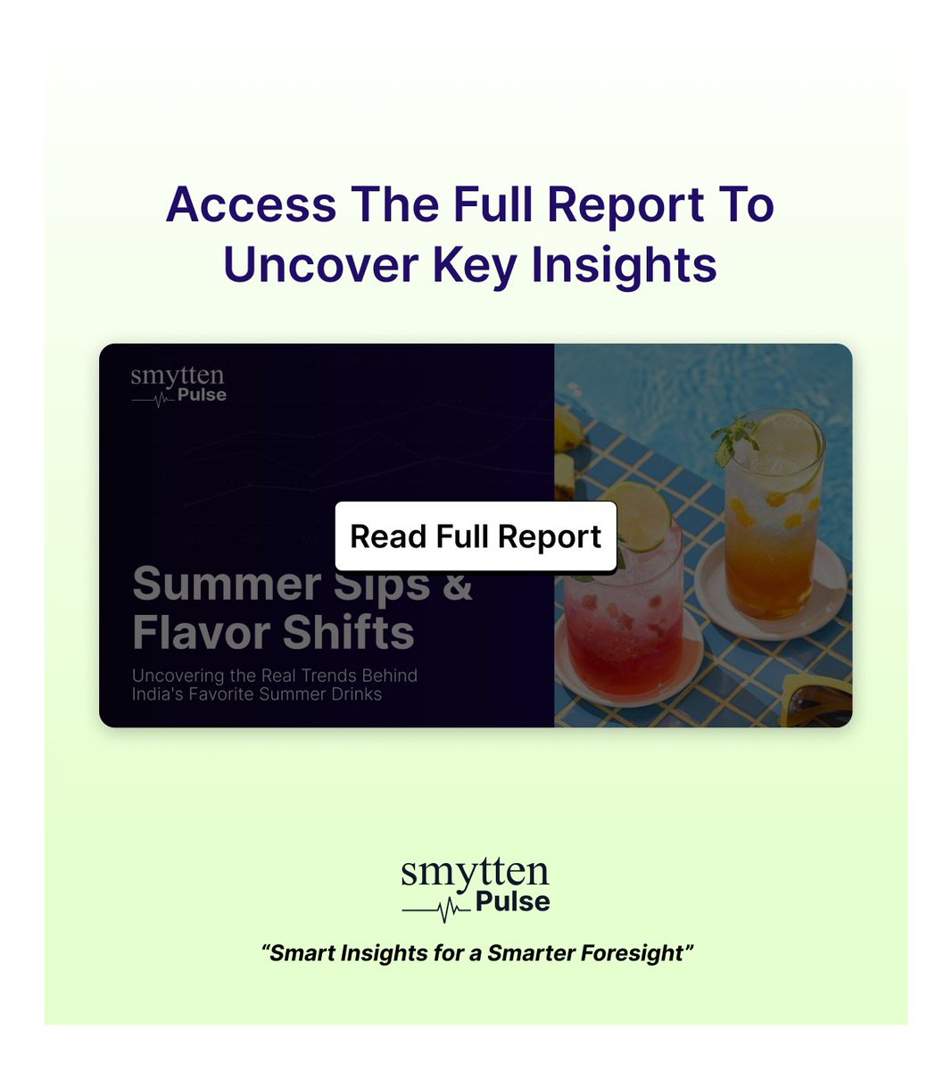 Nimbu Pani to New Possibilities!  

In this #PulseFinds series at #SmyttenPulse, we decoded what India's consumers are sipping, shopping &amp; seeking so brands can serve what truly sells.  

Read full report 👇 lnkd.in/gSvf6QYb 
#ConsumerInsights #MarketResearch #marketing