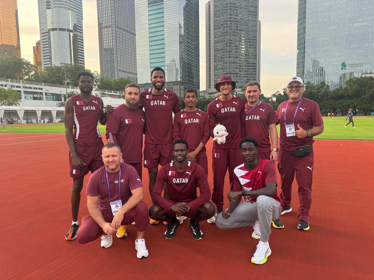 qatarathletics's tweet photo. فريق #الأدعم في المجموعة الثالثة ببطولة العالم لسباقات التتابع .. التي تستضيفها مدينة غوانتشو الصينية من 10-11 مايو الجاري 🔝

#الاتحاد_القطري_لألعاب_القوى https://t.co/FxxzKMTGyM