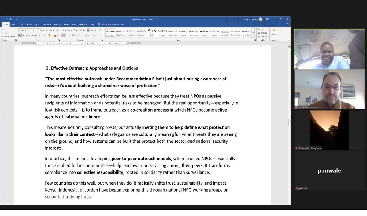 🇲🇼On 7 May, the #EUGlobalFacility supported an e-training with NGOs in #Malawi to advance FATF Rec 8 work with @FIA_Malawi &amp; <a href="/ngoramw/">NGO Regulatory Authority</a> 
🫱🏽‍🫲🏻 Continuing our work together to strengthen the non-profit sector against ML/TF risks
linkedin.com/feed/update/ur…