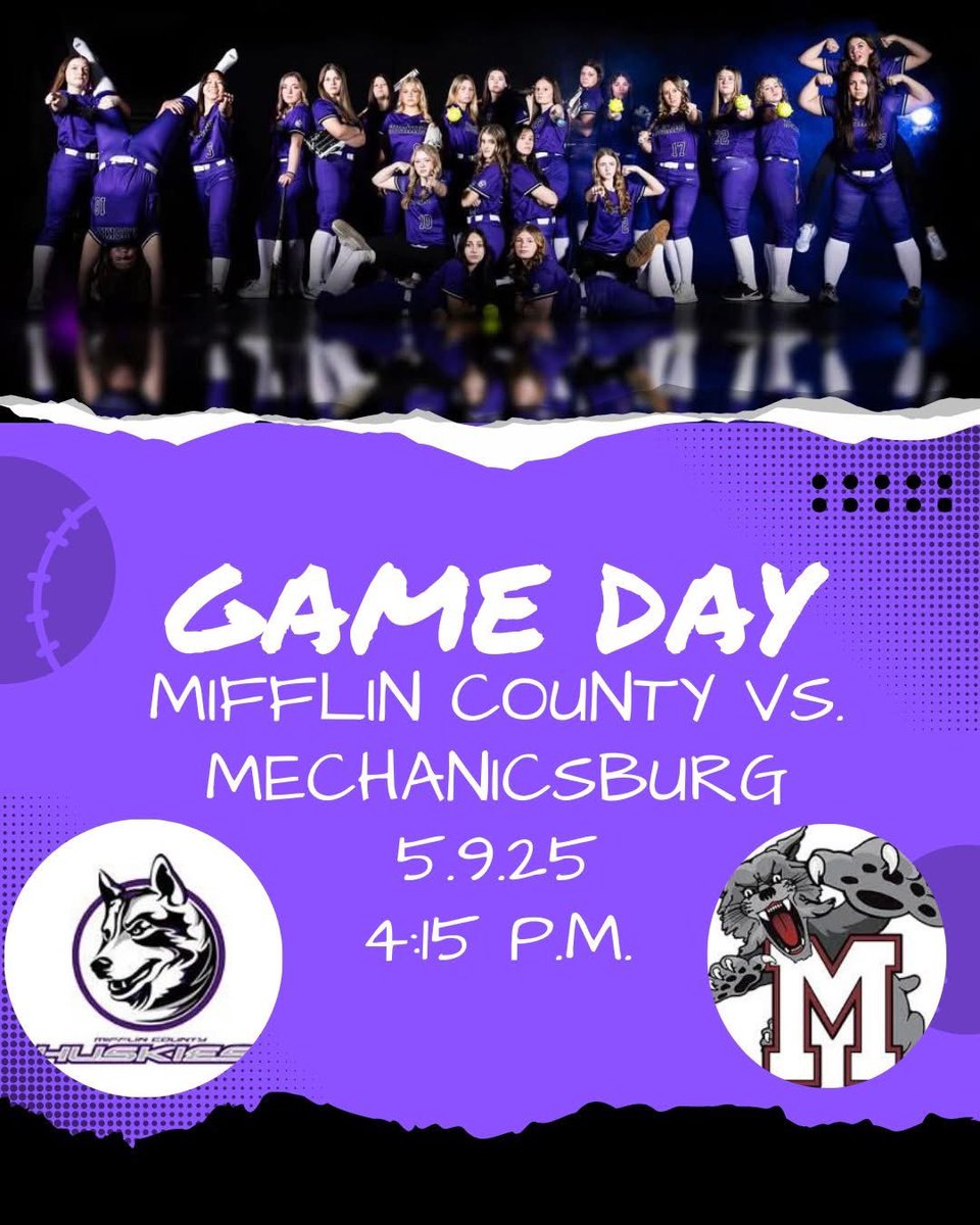Let’s try this a third time! 🤞 ☔️ 
MC takes on Mechanicsburg at home!