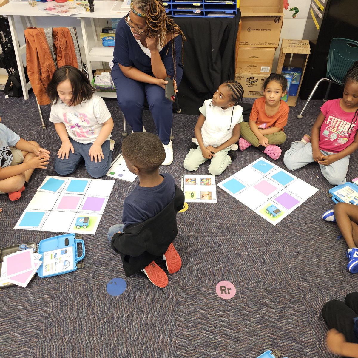 Smallblocktech's tweet image. Got work with Kindergarten classes this week on sentence recognition using the Sphero Indi robots.  
@jennthomas75
@CradockES 
@ebracyPPS
@JolleyLa
@PortsVASchools
@Sphero
#PPSshines 
#PPStrt