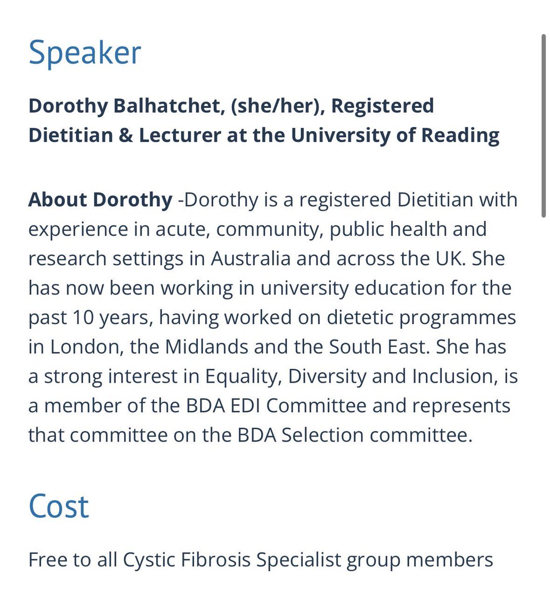 CF BDA Specialist Group, CF Dietitians (@bda_cf) on Twitter photo 10 minutes to go! Looking forward to seeing you all there! <a href="/BDA_Dietitians/">British Dietetic Association</a> <a href="/adult_cf/">Leeds Adult Cf Dietitians</a> <a href="/CF_dietitians/">UHB CF Dietitians</a> 10 minutes to go! Looking forward to seeing you all there! <a href="/BDA_Dietitians/">British Dietetic Association</a> <a href="/adult_cf/">Leeds Adult Cf Dietitians</a> <a href="/CF_dietitians/">UHB CF Dietitians</a>