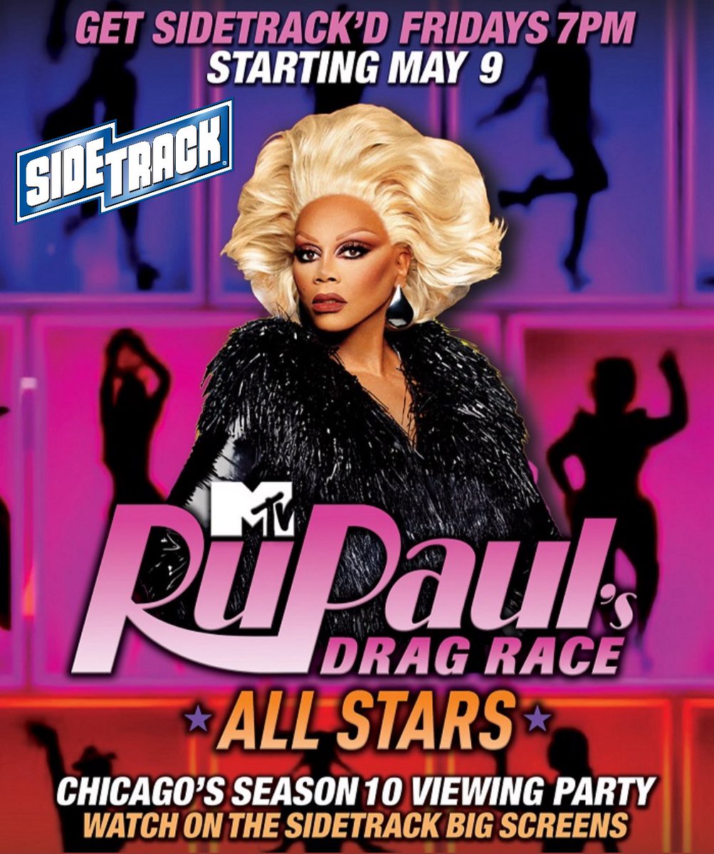 Sidetrack Chicago (@sidetrackbar) on Twitter photo Watch All Stars on the Sidetrack Big Screens starting TONIGHT, Friday, May 9, at 7pm with <a href="/itsveronicapop/">Veronica Pop</a> & Boy J! Watch All Stars on the Sidetrack Big Screens starting TONIGHT, Friday, May 9, at 7pm with <a href="/itsveronicapop/">Veronica Pop</a> & Boy J!
