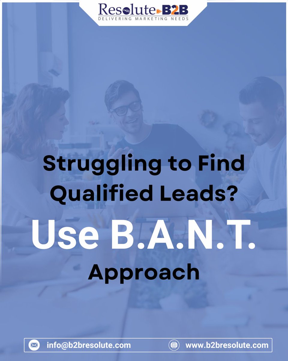 You may receive many #leads, but the challenging part is determining whether those leads are #qualified, genuinely interested in purchasing your products or services, and capable of making a purchase.
The #BANT will help you determine if you should sell to them.

#HQL #demandgen