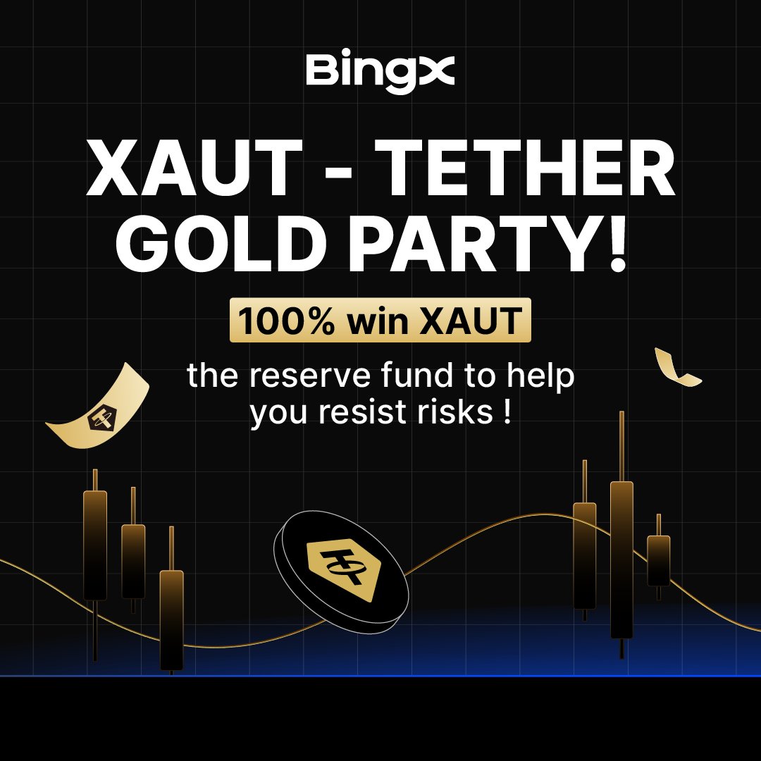 Stability never looked this shiny. 💛

Join the XAUT Tether Gold Party and claim your share of 400 grams of real gold. <a href="/tethergold/">Tether Gold</a>

Everyone gets $XAUT—yes, you read that right, a 100% win rate.

Complete all tasks to qualify. When? Until May 24, 11:00 (UTC).

Learn more: