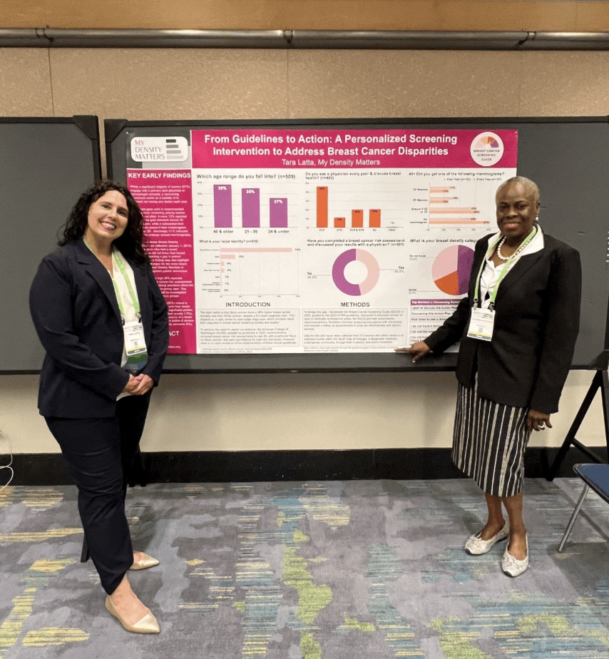 It was so fun to see Tara Latta share early findings from her work with us funded in part by UChicago Medicine - Urban Health Initiative. Hard work can yield results, it certainly shows here. Bravo Tara!

Thanks for stoping by Dr. Funmi Olopade!

#mydensitymatters