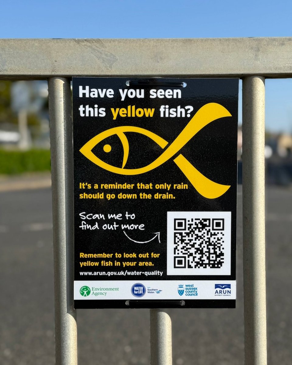 Only rain down the drain ☔ Have you noticed yellow fish symbols painted near roadside drains? These are part of a joint effort with local councils to raise awareness about where surface water goes! #SouthernWater #SWSnaps
