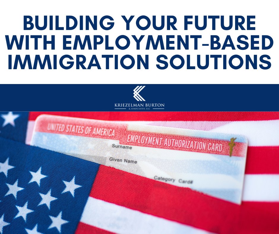 krilawyers's tweet image. From family reunification to employment-based immigration, our team at Kriezelman Burton &amp;amp; Associates, LLC is here to assist with your immigrant visa needs. Get in touch for personalized assistance. 
#ImmigrationLaw #VisaHelp 

bit.ly/3JRSdzA