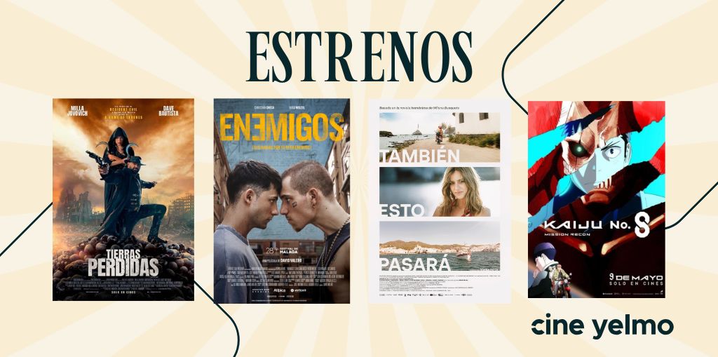 C.C. Vialia Málaga (@ccvialiamalaga) on Twitter photo 🍿 | Finde de #estrenos en
<a href="/CineYelmo/">Cine Yelmo</a>
⭐️ Tierras Perdidas
⭐️ Enemigos
⭐️ También esto pasará
⭐️ Kaiju No.8
Compra ya tus entradas aquí 🎟
yelmocines.es/cartelera/mala… 🍿 | Finde de #estrenos en
<a href="/CineYelmo/">Cine Yelmo</a>
⭐️ Tierras Perdidas
⭐️ Enemigos
⭐️ También esto pasará
⭐️ Kaiju No.8
Compra ya tus entradas aquí 🎟
yelmocines.es/cartelera/mala…