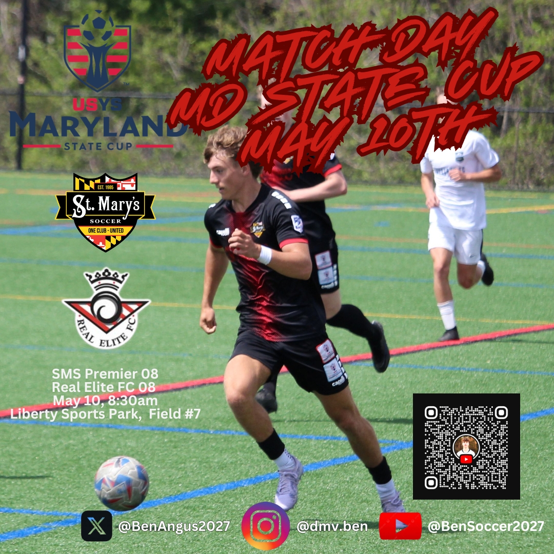 Our <a href="/MSYSA/">MSYSA</a> State Cup march continues Saturday morning. Let's go <a href="/St_Marys_Soccer/">St. Mary's Soccer</a> Strikers!!!