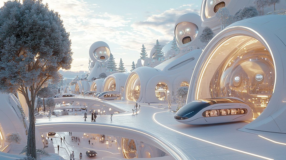 Synth_Cyborg's tweet image. Perfection achieved. Emotions not included.

#SterileUtopia #FuturisticCity #AIArchitecture #SciFiArt