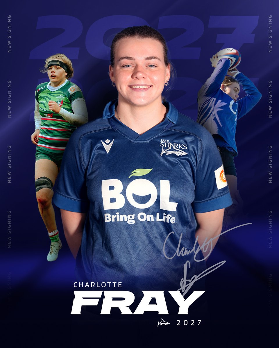 𝗖𝗵𝗮𝗿𝗹𝗼𝘁𝘁𝗲'𝘀 𝗟𝗼𝗰𝗸-𝗲𝗱 𝗶𝗻 🔒

Charlotte Fray is a Sale Shark! Get all the details on her move from Leicester Tigers here 👇
loom.ly/itpgKh4

#SharksFamily #WomensRugby