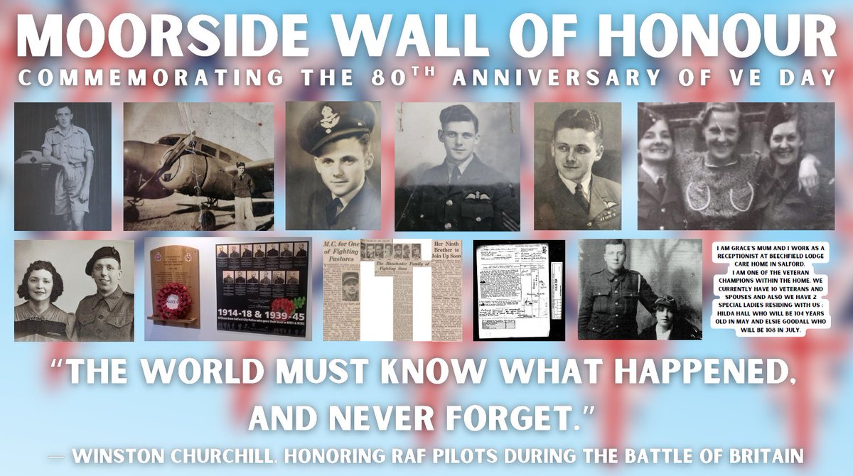 🇬🇧VE Day Wall of Honour 🇬🇧
Thank you to everyone who contributed to this event, it was lovely to receive your photographs and read the stories about our families.