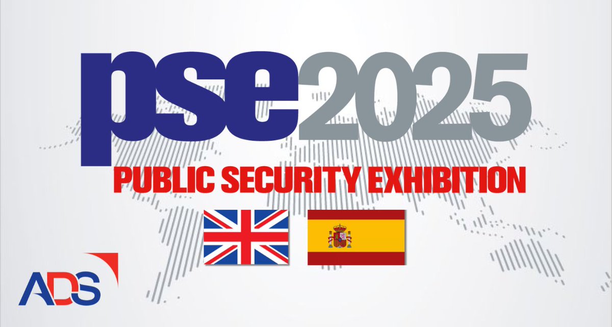 ADS Group (@adsgroupuk) on Twitter photo 🇪🇸 Are you ready to support Spain as it co-hosts the 2030 #FIFAWorldCup? ⚽️ Join us in Madrid for our PSE with @UKinSpain & <a href="/biztradegovuk/">Department for Business and Trade</a>
🔒Showcase your tech to 🇪🇸 gov, police & Guardia Civil.
PPE | Border Sec | Public Order | Intelligence
🔗 Info: adsgroup.org.uk/events/public-… 🇪🇸 Are you ready to support Spain as it co-hosts the 2030 #FIFAWorldCup? ⚽️ Join us in Madrid for our PSE with @UKinSpain & <a href="/biztradegovuk/">Department for Business and Trade</a>
🔒Showcase your tech to 🇪🇸 gov, police & Guardia Civil.
PPE | Border Sec | Public Order | Intelligence
🔗 Info: adsgroup.org.uk/events/public-…