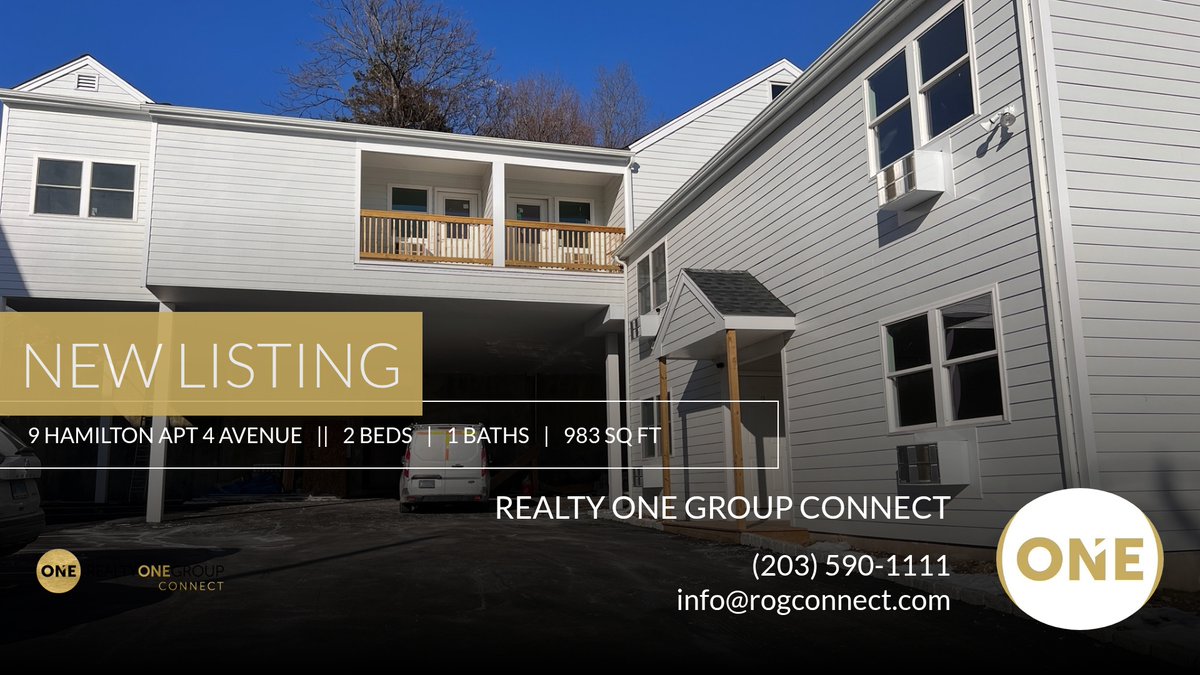 rogconnect's tweet image. 📍 New Listing 📍 Take a look at this fantastic new property that just hit the market located at 9 Hamilton Apt 4 Avenue in Norwalk. Reach out here or at (203) 943-8831 for more information

Realty ONE Group Connect
A Modern, Lifes... homeforsale.at/9_HAMILTON_APT…
