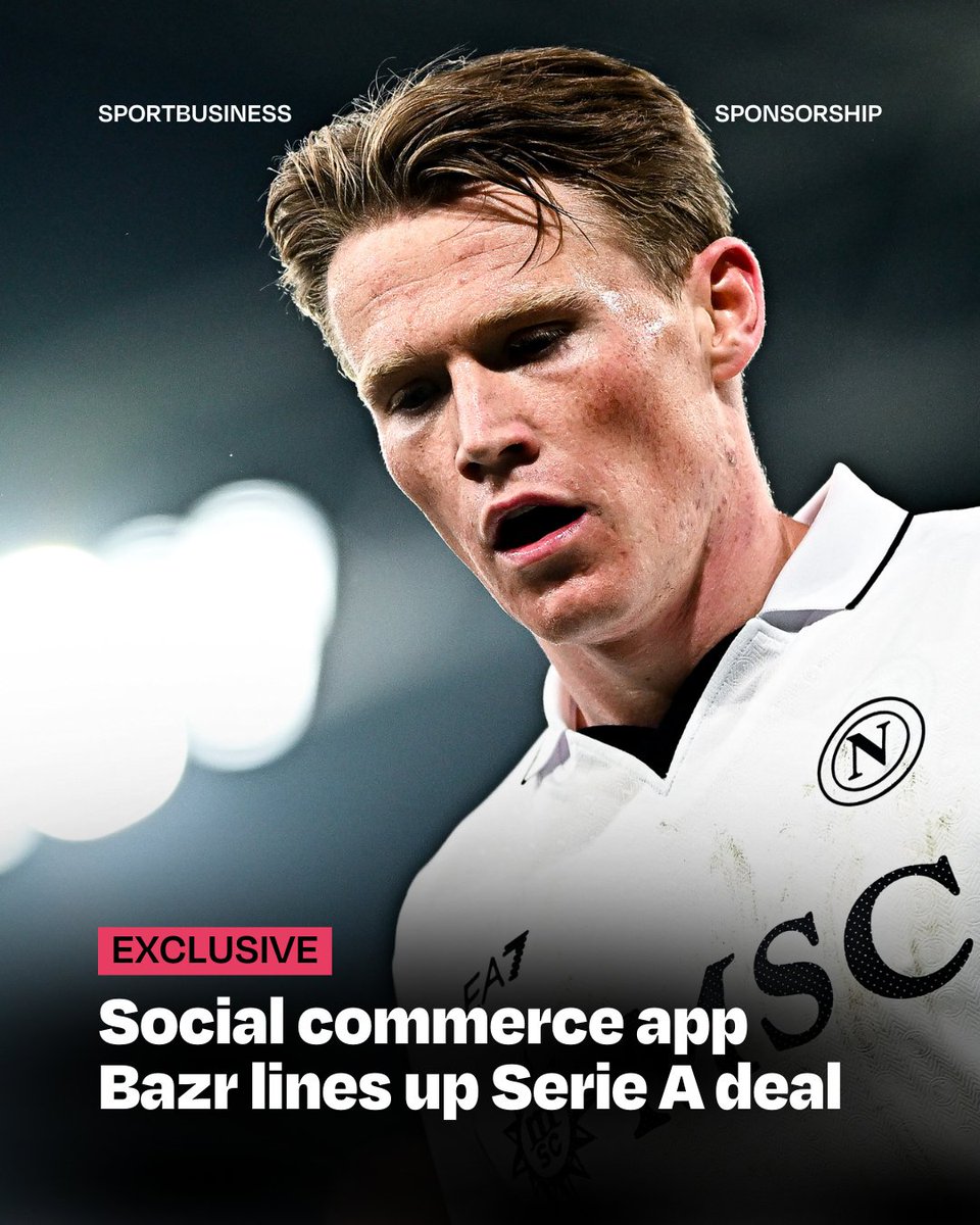 SportBusiness's tweet image. 𝗘𝗫𝗖𝗟𝗨𝗦𝗜𝗩𝗘: Serie A onboards social commerce app Bazr.

Serie A is set to name the Rome-based app as a new sponsor from 2024-25 in a three-year deal that will allow fans to buy game-scored match balls and memorabilia through the platform.

Bazr is expected to take over…
