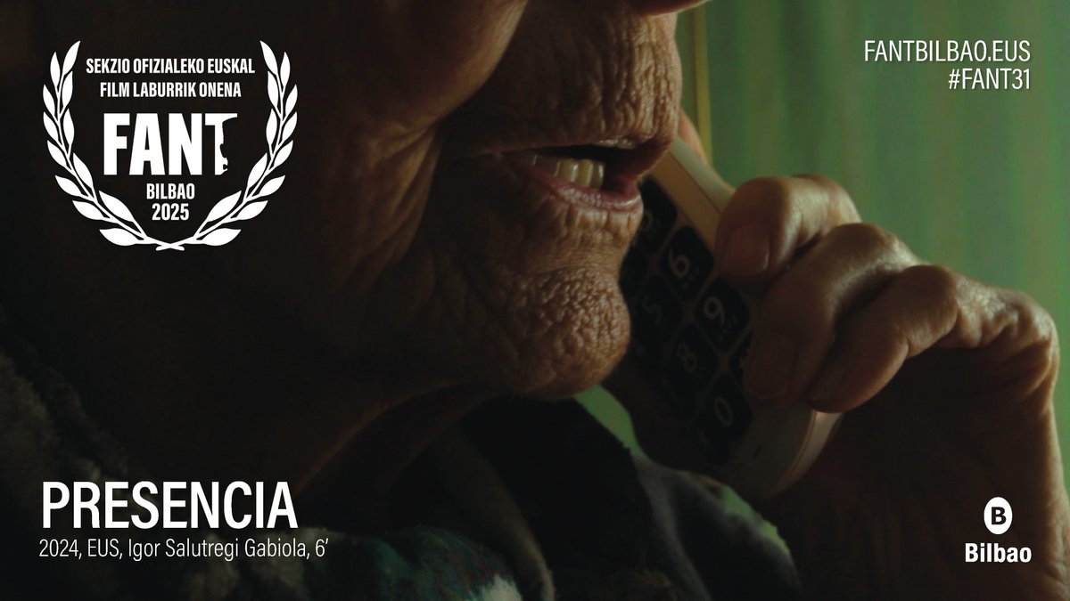 ✨ Palmaresa / Palmarés / Winners ✨ #FANT31

Sail Ofizialeko euskal film laburrik onena
Mejor cortometraje vasco de Sección Oficial
Best Basque Short Film Official Selection

🏆 Presencia – Igor Salutregi Gabiola