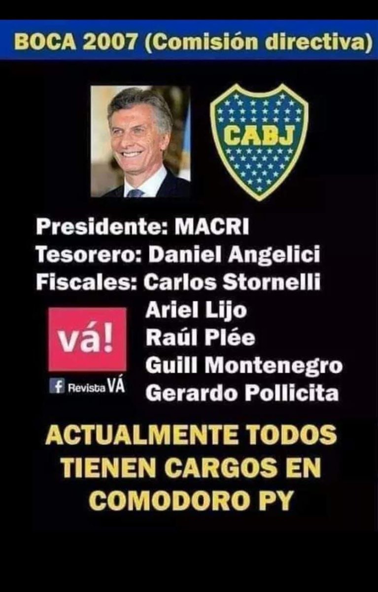 Miren como estaba formada la comisión, cuando Macri era Presidente de CABJ, ¿CÓMO PODEMOS PEDIR QUE LA JUSTICIA FUNCIONE?..