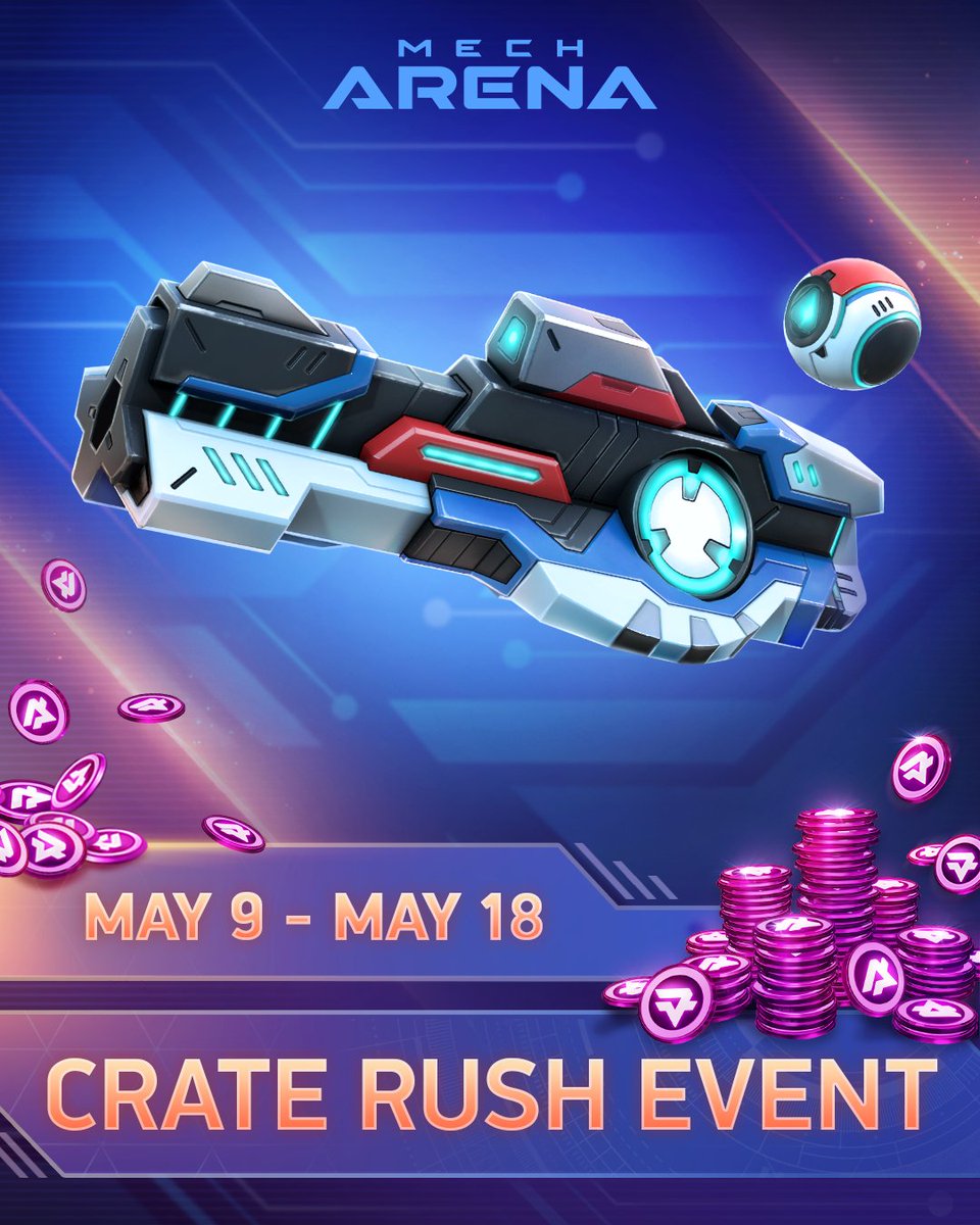 MechArenaMobile's tweet image. 🆕 Check out the brand-new #Oracle 10 and get your chance to pull this Legendary Weapon in the ongoing Crate Rush Event!

Let us know if you like its design and Perk, and don't forget to participate - this Event is only available until May 18th! ☝🏻

#MechArena
#MechArenaEvents