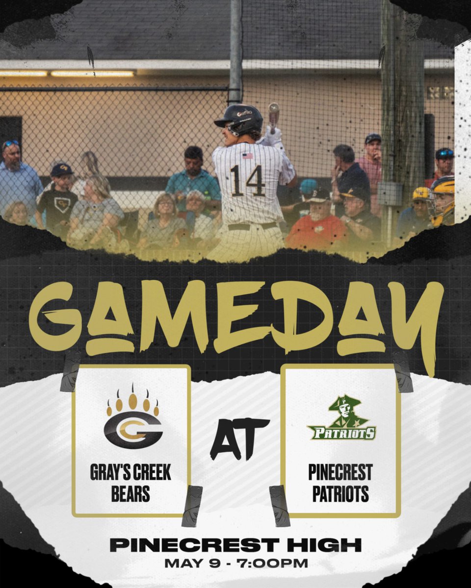 GET UP IT'S GAMEDAY! THE BEARS TRAVEL TO PINECREST TO TAKE ON THE PATRIOTS IN THE SECOND ROUND OF THE NCHSAA PLAYOFFS!  GAME TIME IS AT 7:00 PM!  GO BEARS!!

<a href="/CCSstudentsport/">CCSstudentactivities</a> <a href="/ogcookie_/">James 🍪</a>
