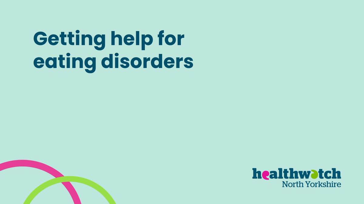 Healthwatch North Yorkshire (@healthwatchny) on Twitter photo Getting help for eating disorders:
healthwatchnorthyorkshire.co.uk/advice-and-inf…
If you're worried about yourself or someone else, seek help as quickly as possible, as this gives the greatest chance of a full recovery.
<a href="/beatED/">Beat</a> <a href="/kingsedresearch/">Centre for Research in Eating and Weight Disorders</a>
#NHS #NorthYorkshire Getting help for eating disorders:
healthwatchnorthyorkshire.co.uk/advice-and-inf…
If you're worried about yourself or someone else, seek help as quickly as possible, as this gives the greatest chance of a full recovery.
<a href="/beatED/">Beat</a> <a href="/kingsedresearch/">Centre for Research in Eating and Weight Disorders</a>
#NHS #NorthYorkshire