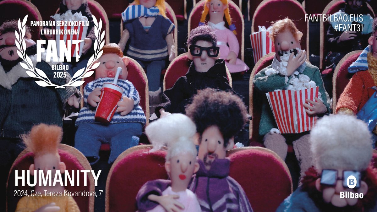 ✨ Palmaresa / Palmarés / Winners ✨ #FANT31

Ikuspegi Fantastikoa Saileko film laburrik onena
Mejor cortometraje de Sección Panorama Fantástico
Best Short Film Fantasy Panorama Section

🏆 Humanity – Tereza Kovandova