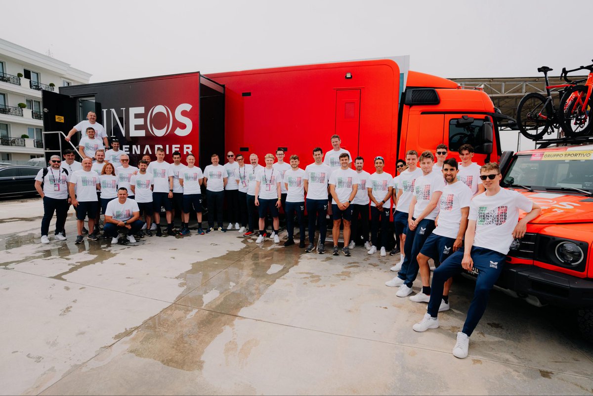 All ready for la partenza <a href="/giroditalia/">Giro d'Italia</a>  3 stages to kick off in Albania then 3 weeks touring Italy with <a href="/INEOSGrenadiers/">INEOS Grenadiers</a> Go Grenadiers!!