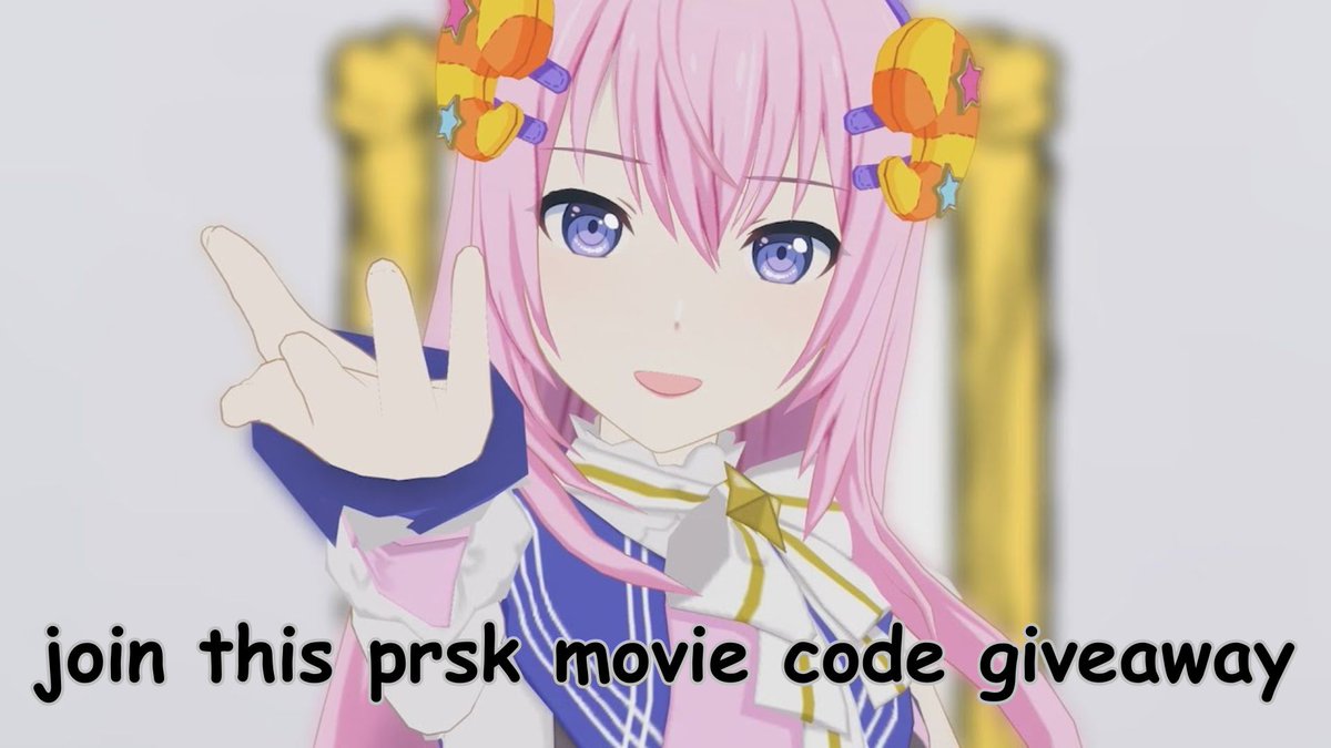 88ent_official's tweet photo. project sekai movie code #giveaway!
—for global/en server #prsk #prsktwt

to enter:
1. like and rt!
2. reply with screenshot proof that you follow/are subscribed to at least two (2) 88☆彡 Entertainment #88ent accounts! (links to all accounts in thread ✨)

ends on may 11! https://t.co/bMml5x497a