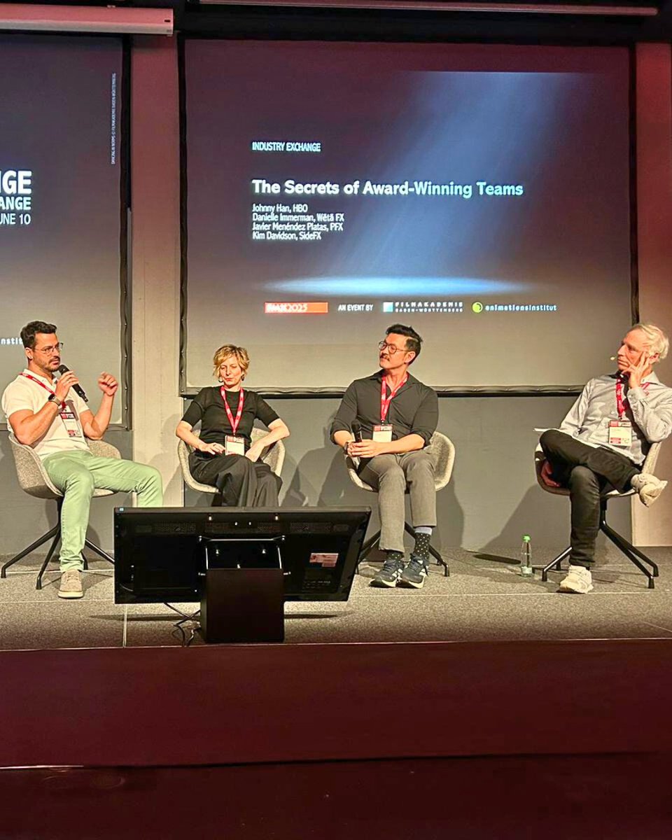 PFX (@pfxcompany) on Twitter photo Back at <a href="/FMX_Conference/">FMX Conference</a> , reconnecting with industry pros and sharing insights! 🎬
Big thanks to Jindřich Červenka & Javier Menéndez Platas for revealing how they crafted digital crowds for "Maria" & to Javi again for diving into the VES Awards panel. 💥👏
#vfx #filmmaking #VES Back at <a href="/FMX_Conference/">FMX Conference</a> , reconnecting with industry pros and sharing insights! 🎬
Big thanks to Jindřich Červenka & Javier Menéndez Platas for revealing how they crafted digital crowds for "Maria" & to Javi again for diving into the VES Awards panel. 💥👏
#vfx #filmmaking #VES