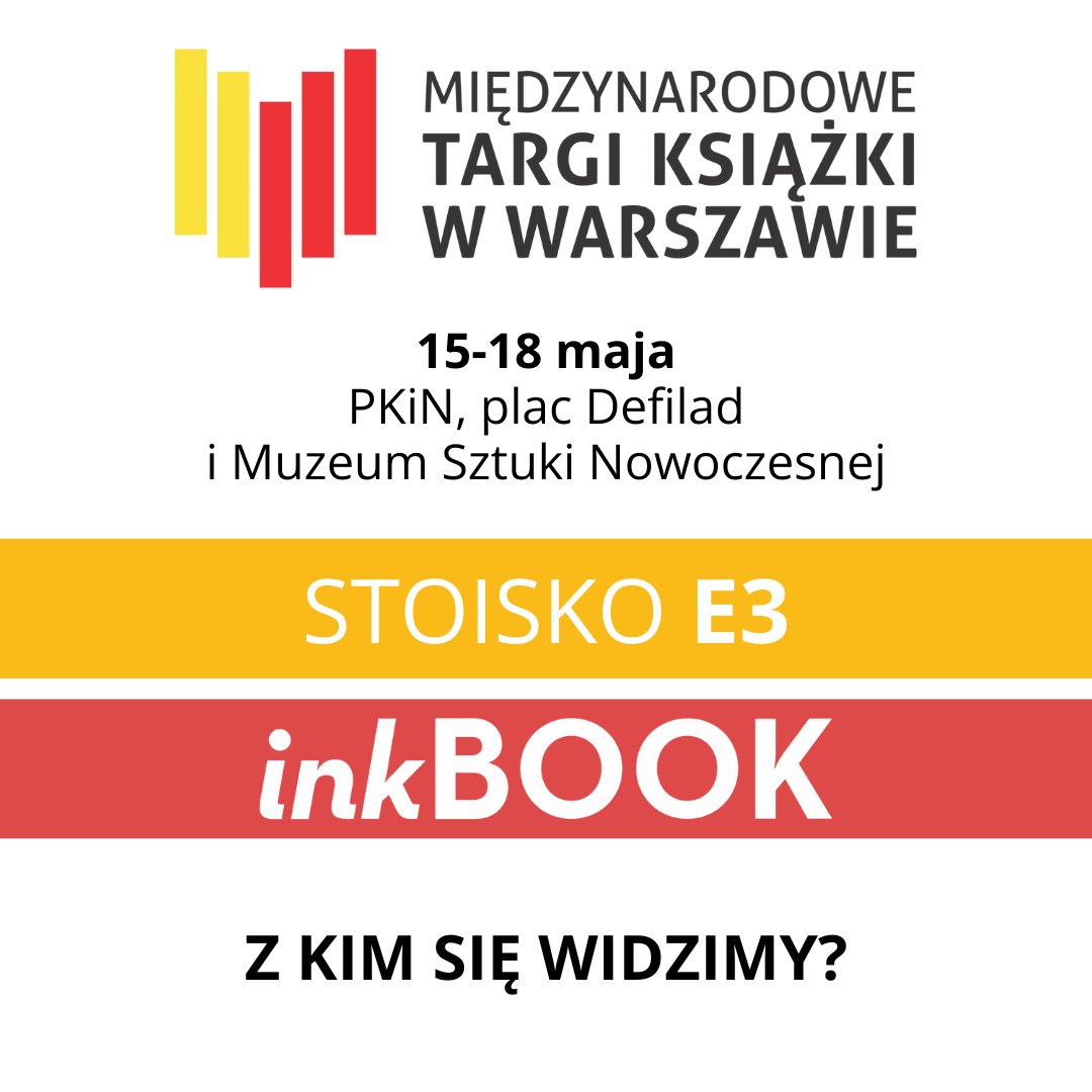 📚 Międzynarodowe Targi Książki w Warszawie już za rogiem! To wyjątkowe święto miłośników literatury, dlatego nie może nas tam zabraknąć. 💚
🗓️ Kiedy? ➡️ 15-18 maja
📍 Gdzie? ➡️ Plac Defilad i Muzeum Sztuki Nowoczesnej
❓ Stoisko? ➡️ ​​E3 
Zapraszamy! @twitteroweksiazkary