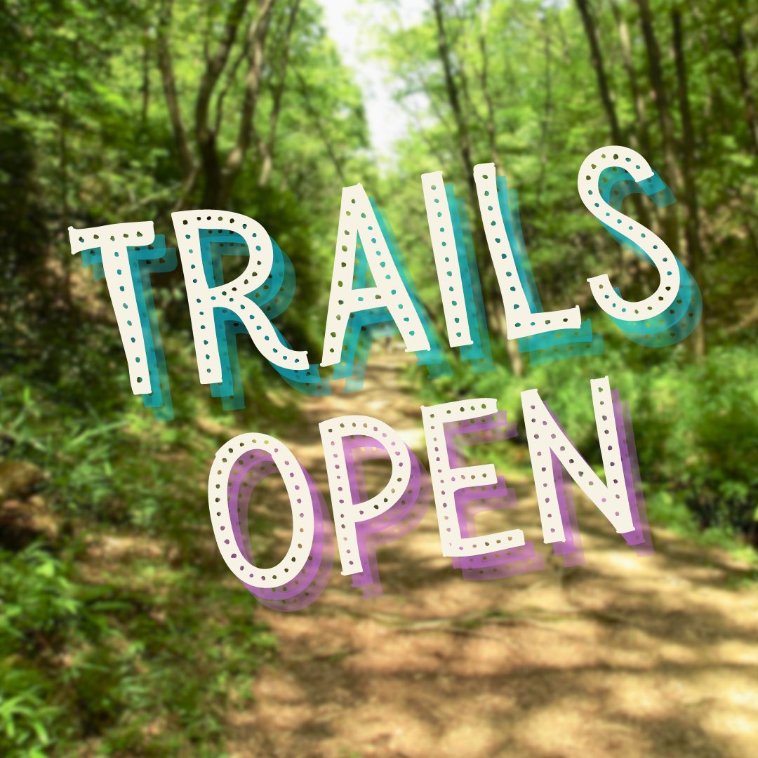 Friday, 05/09/2025: Trails Open. 
There are still some soft spots out there but everything should dry very quickly as the sun comes out. I’d avoid twin oaks and Lyle’s Loop on the mountain bike until this afternoon.