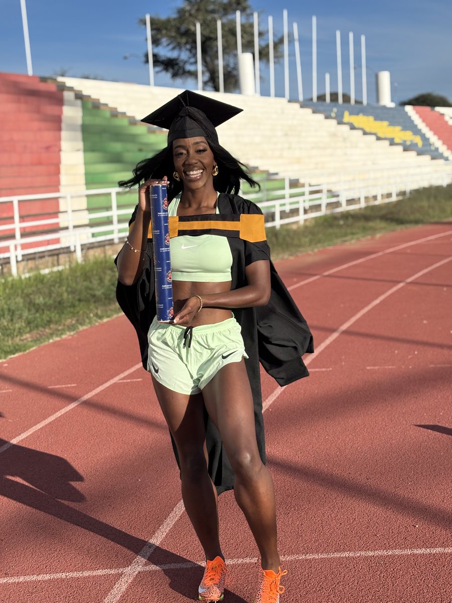 Hanganeeeee_'s tweet photo. Ladies and Gentlemen, yours in Sports Management!๐ฅบ๐โค๏ธ
#nustgraduation
#trackandfield
#Classof2025 https://t.co/oCBFoytxcH