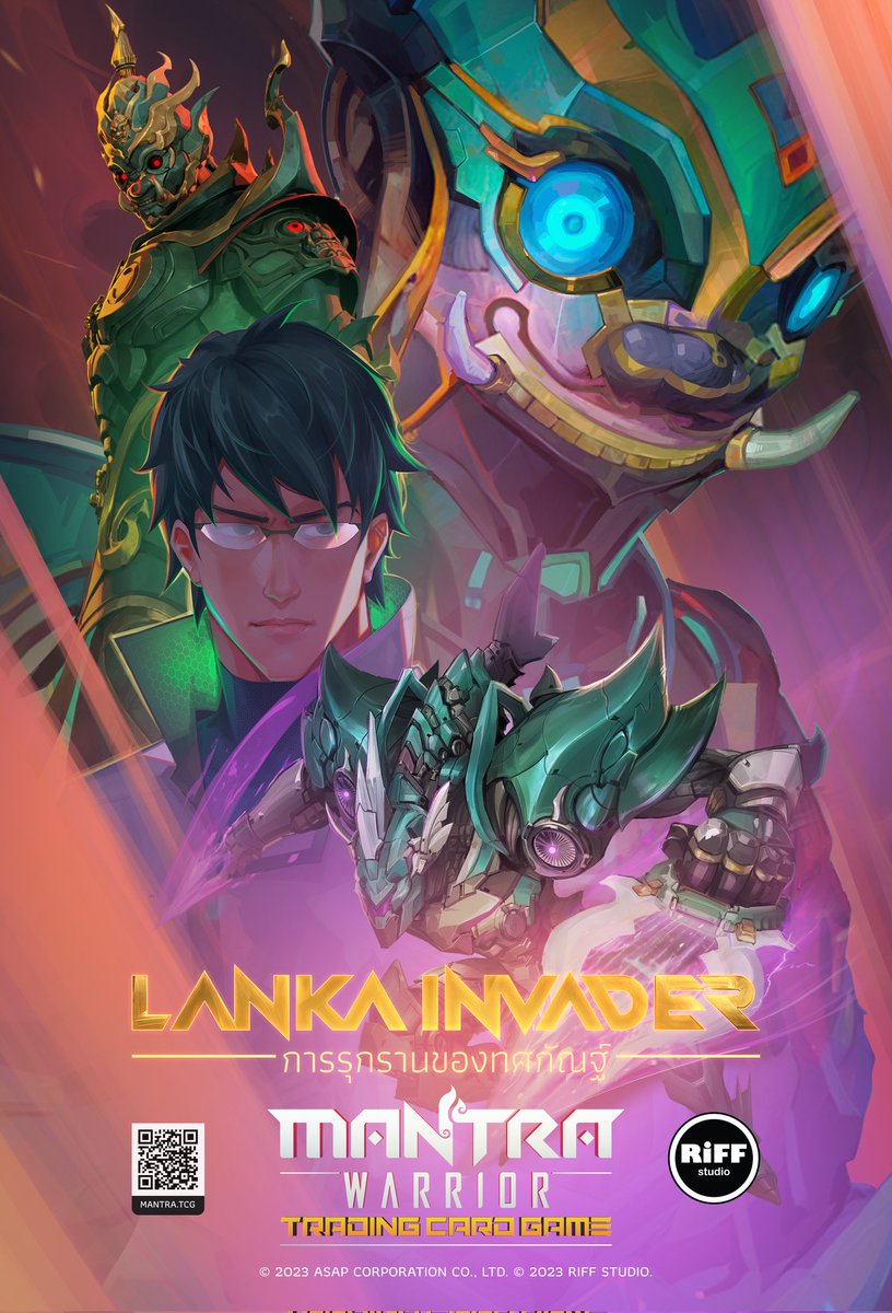 StudioRiff's tweet photo. การรุกรานของทศกัณฐ์ เตรียมให้คุณจับจองเร็วๆนี้
MANTRA WARRIOR TCG
LANKA INVADER (SD04)
8M1-EDITION
ในกล่องประกอบด้วย
การ์ดตัวละครทศกัณฐ์, พี่ทศ ดร.นนท์, และ ธารา นักรบยักษิณี
ยานแม่ 2 แบบ
สำรับมนตรา 40 ใบ
พลังงานอนันดา 20 ใบ
Playmat 1 แผ่น
#mantrawarriortcg #SD04 https://t.co/OjtBmldJbY