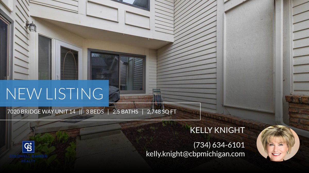 KellyKnightSold's tweet image. 📍 New Listing 📍 Take a look at this fantastic new property that just hit the market located at 7020 Bridge Way Unit 14 in West Bloomfield Charter Township. Reach out here or at (734) 634-6101 for more information

Kelly Knight homeforsale.at/7020_BRIDGE_WA…
