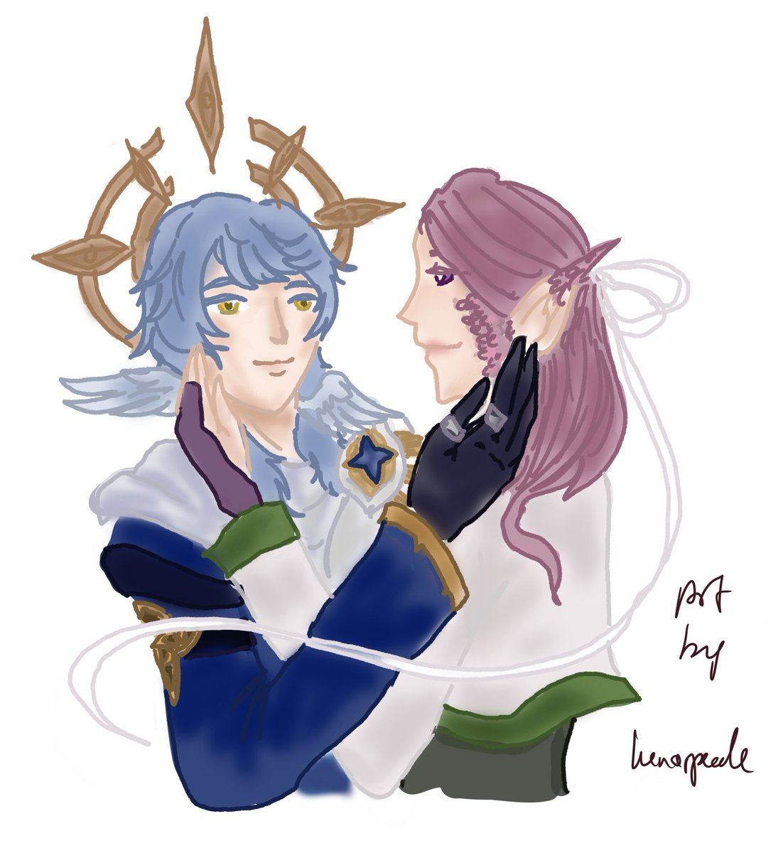 peaclespages's tweet image. Hello~

Gwyn here, a questionable being who adults by day as well as performs magic by night~

OCxCanon sharing statuses (1/2)
Jing Yuan x Ke-Ying - Nonsharing
Ayato x Kirie - Mirrored Sharing
Zhongli x Suzhen - Selective Sharing
Sunday x Ziwei - Mirrored Sharing