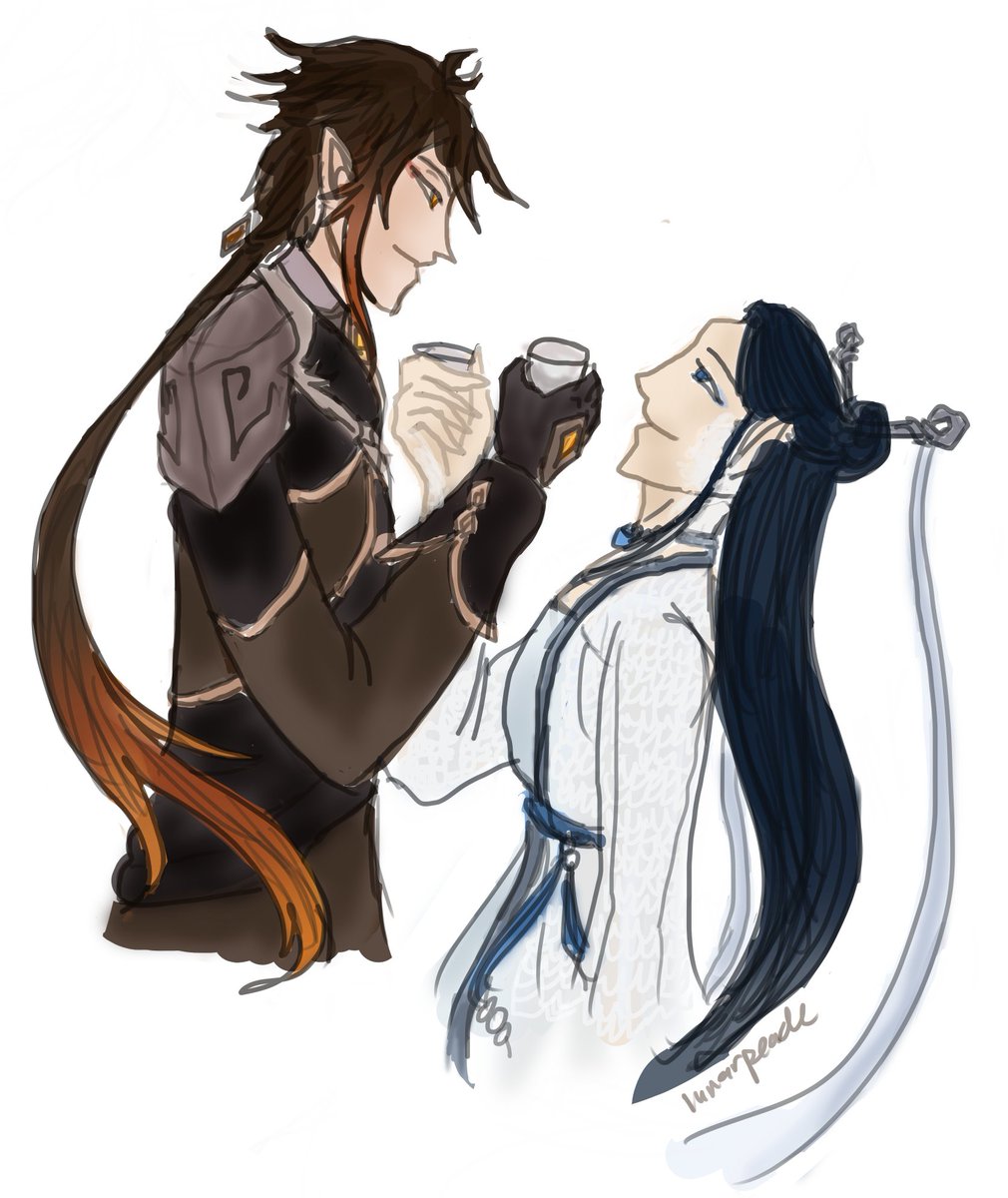 peaclespages's tweet image. Hello~

Gwyn here, a questionable being who adults by day as well as performs magic by night~

OCxCanon sharing statuses (1/2)
Jing Yuan x Ke-Ying - Nonsharing
Ayato x Kirie - Mirrored Sharing
Zhongli x Suzhen - Selective Sharing
Sunday x Ziwei - Mirrored Sharing