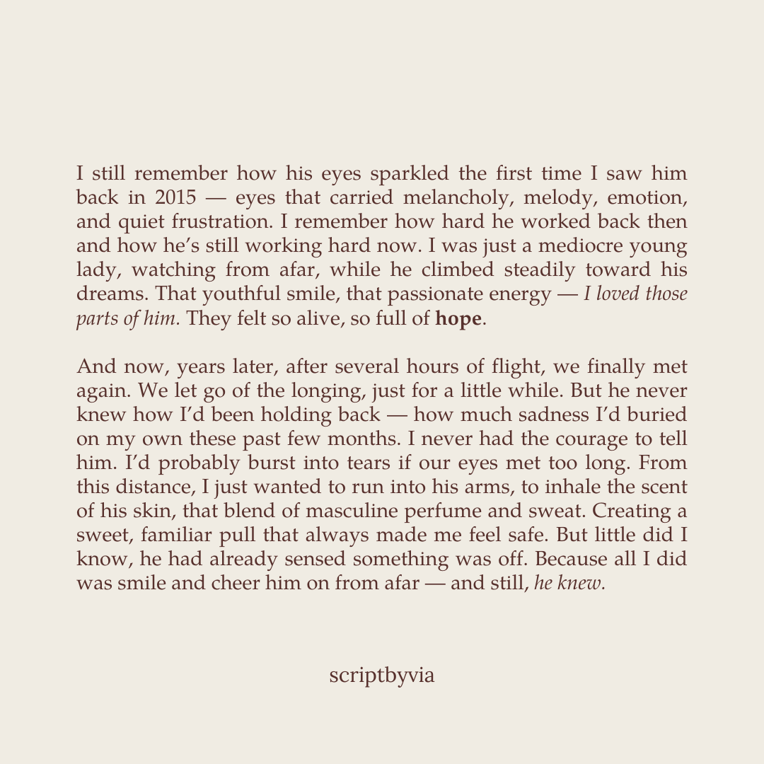 scriptbyvia's tweet photo. Now I'm in exile, seein' you out. https://t.co/xUswML7wOJ