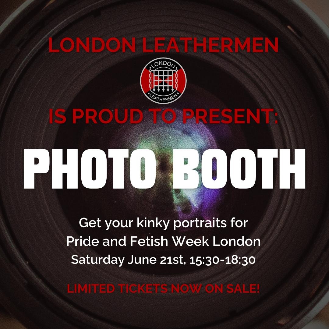 Photo Booth is back on Saturday June 21st! Refresh your socials and dating apps with portraits taken by a professional photographer, just in time for Pride and Fetish Week London.
Taking place at  Underground Club (at Central Station) - book your slot at checkout.square.site/merchant/MLBZN…