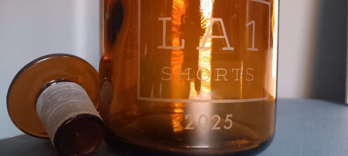 And the awards for 2025 have arrived! "Northern Grit" for our Lancashire Audience Choice Winner, and "Essence of Drama" for the LA1 National Best Film. Beautifully etched apothecary bottles by <a href="/mendyourhead/">[vinegar&brownpaper]</a> [vinegar&amp;brownpaper] ❤️
#FilmFestival #Awards #Artisan #Craft