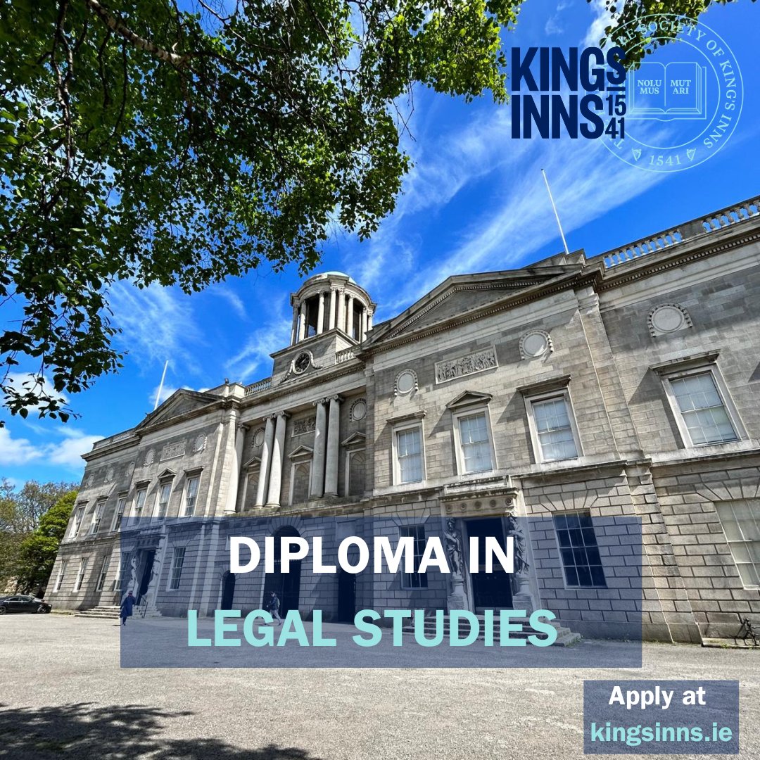 ''The Diploma course is absolutely excellent. The design, the Moodle platform, the organisation, the communication and pretty much everything else. All the lecturers (and tutors) are truly brilliant'' (GRADUATE 2023)
Apply to the course here👉 kingsinns.ie/education/dipl…

#legal #law