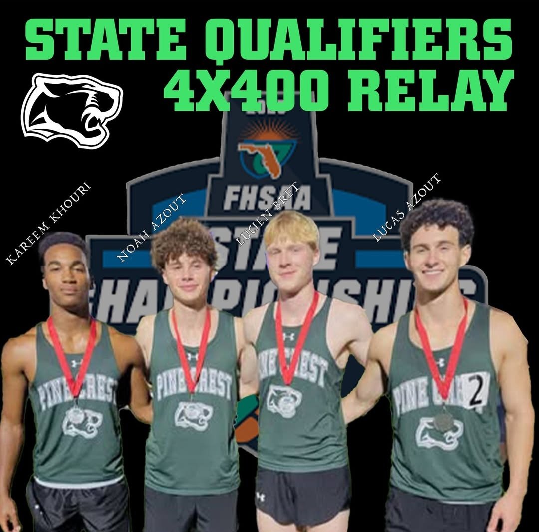 pinecresttrack's tweet image. FHSAA State Track Finals today.  We have all three boys relays!  Live results: live.halfmiletiming.com/meets/829/even…  #PCXCountry #PCTrack #PCAthletics #PCPanthers
#PCAlumni