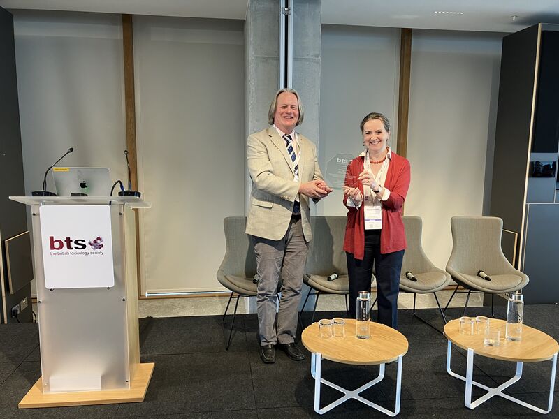 BritishToxSociety (@brittoxsoc) on Twitter photo Congratulations to Professor Anne Willis OBE for her Barnes Prize Award lecture focusing on mechanistic toxicology to improve human health!
<a href="/MRC_TU/">MRC Toxicology Unit</a> #BTSLiverpool2025 Congratulations to Professor Anne Willis OBE for her Barnes Prize Award lecture focusing on mechanistic toxicology to improve human health!
<a href="/MRC_TU/">MRC Toxicology Unit</a> #BTSLiverpool2025