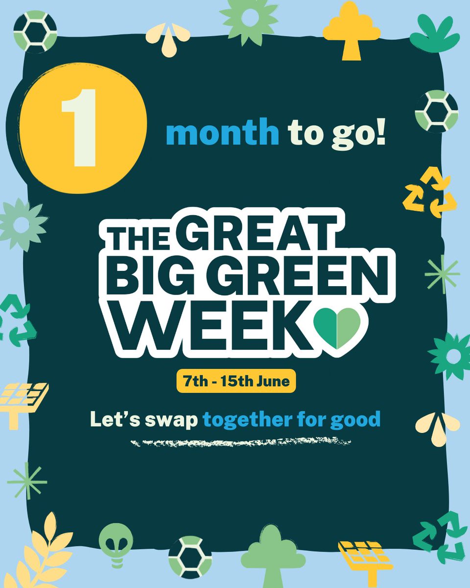 Muslim Charities Forum (MCF) (@muslimcharities) on Twitter photo Just one month to go until the #GreatBigGreenWeek 🥳
There's still time to join in and get the Muslim community together for #climateaction! Between 7th - 15th June, people will come together in a wave of action to protect the planet. More: greatbiggreenweek.com <a href="/TheCCoalition/">The Climate Coalition</a> Just one month to go until the #GreatBigGreenWeek 🥳
There's still time to join in and get the Muslim community together for #climateaction! Between 7th - 15th June, people will come together in a wave of action to protect the planet. More: greatbiggreenweek.com <a href="/TheCCoalition/">The Climate Coalition</a>