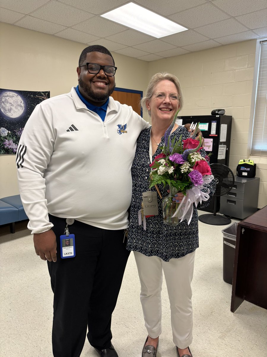 East Union Middle School (@eastunionmsnc) on Twitter photo Not only is it Teacher and Staff Week, but also Nurse Appreciation Week!
This week, we honor Nurse Morrison for her commitment to ensuring the health of our students and staff!
<a href="/ucpsnc/">Union County Public Schools</a> <a href="/aghoulihan/">Andrew G. Houlihan</a> <a href="/BashawnHarris/">Bashawn Harris</a> Not only is it Teacher and Staff Week, but also Nurse Appreciation Week!
This week, we honor Nurse Morrison for her commitment to ensuring the health of our students and staff!
<a href="/ucpsnc/">Union County Public Schools</a> <a href="/aghoulihan/">Andrew G. Houlihan</a> <a href="/BashawnHarris/">Bashawn Harris</a>